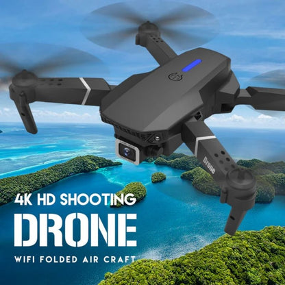 FlyDrone™ - Drone E88 Con Camara Full HD 4k + Baterias Extras Incluidas